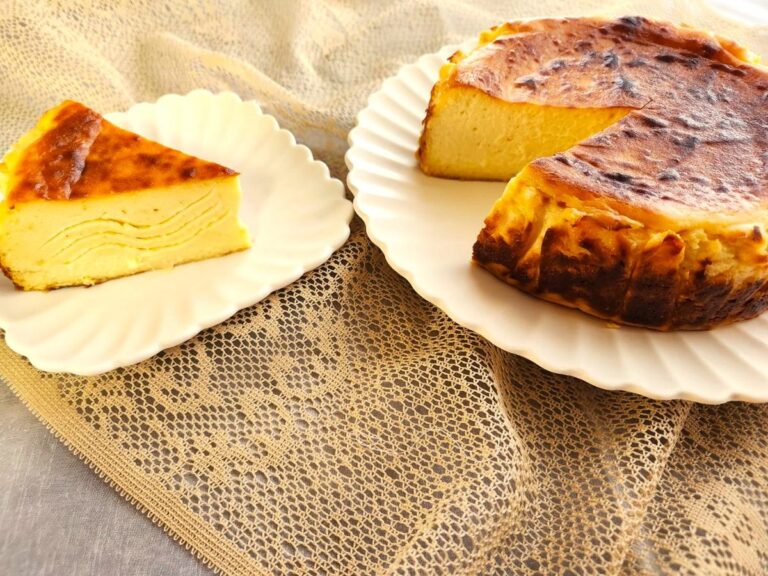 糀スイートポテトバスクチーズケーキ